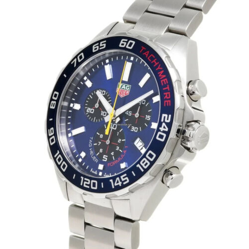 Tag Heuer Formula 1 Aston Martin Red Bull Racing Blue Dial Silver Steel Strap Watch for Men - CAZ101AB.BA0842