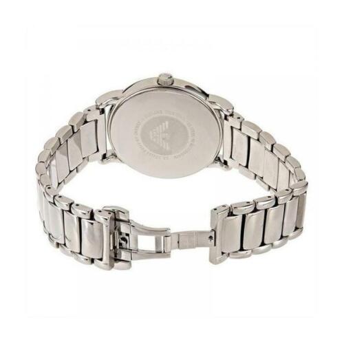 Shop Authentic Emporio Armani Luigi Blue Dial Silver Steel Strap Watch For Men - AR11089 - Luxxuri