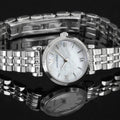 Shop Authentic Emporio Armani Gianni White Dial Silver Steel Strap Watch For Women - AR1763 - Luxxuri