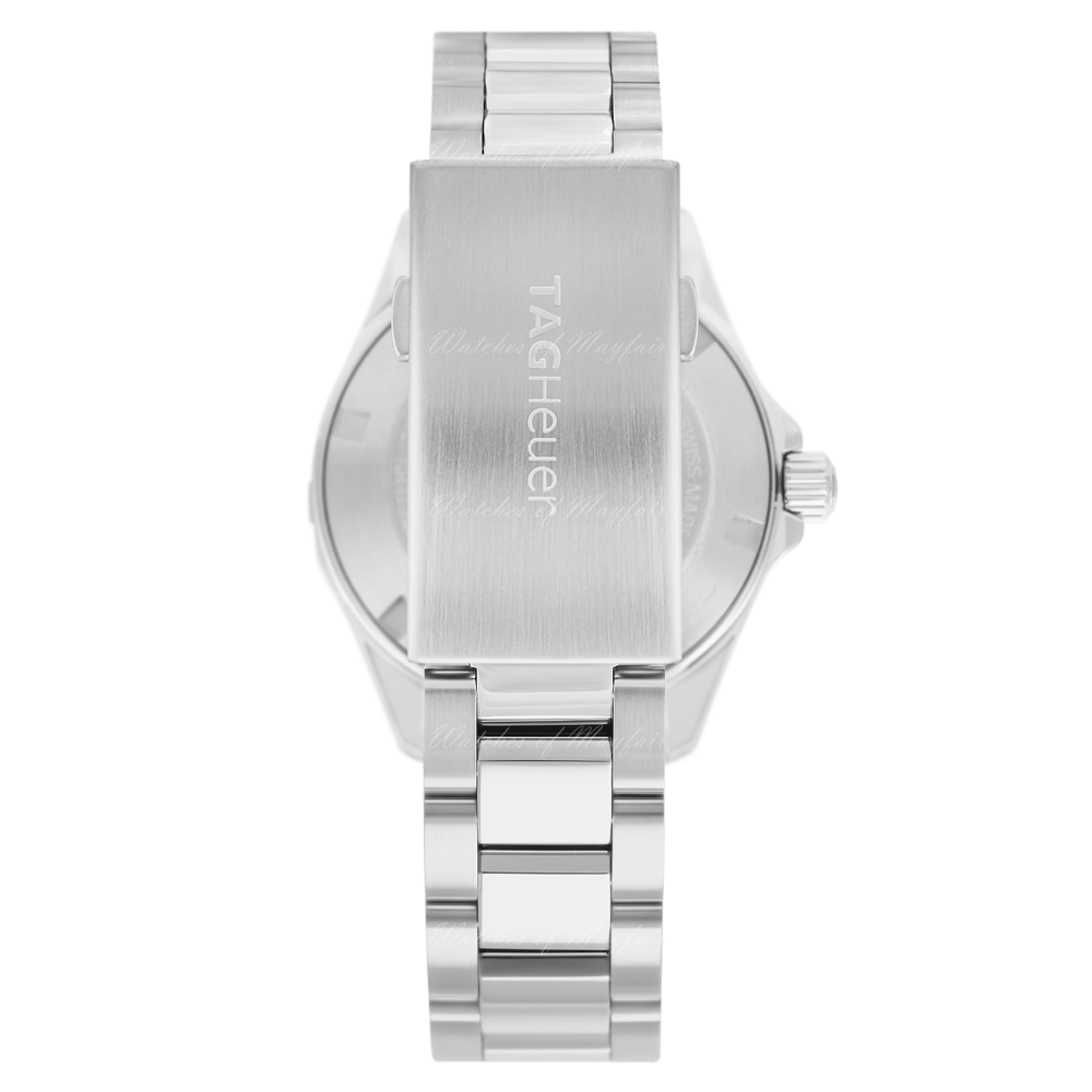 Tag Heuer Aquaracer White Mother of Pearl Dial Silver Steel Strap Watch for Women - WBD1311.BA0740