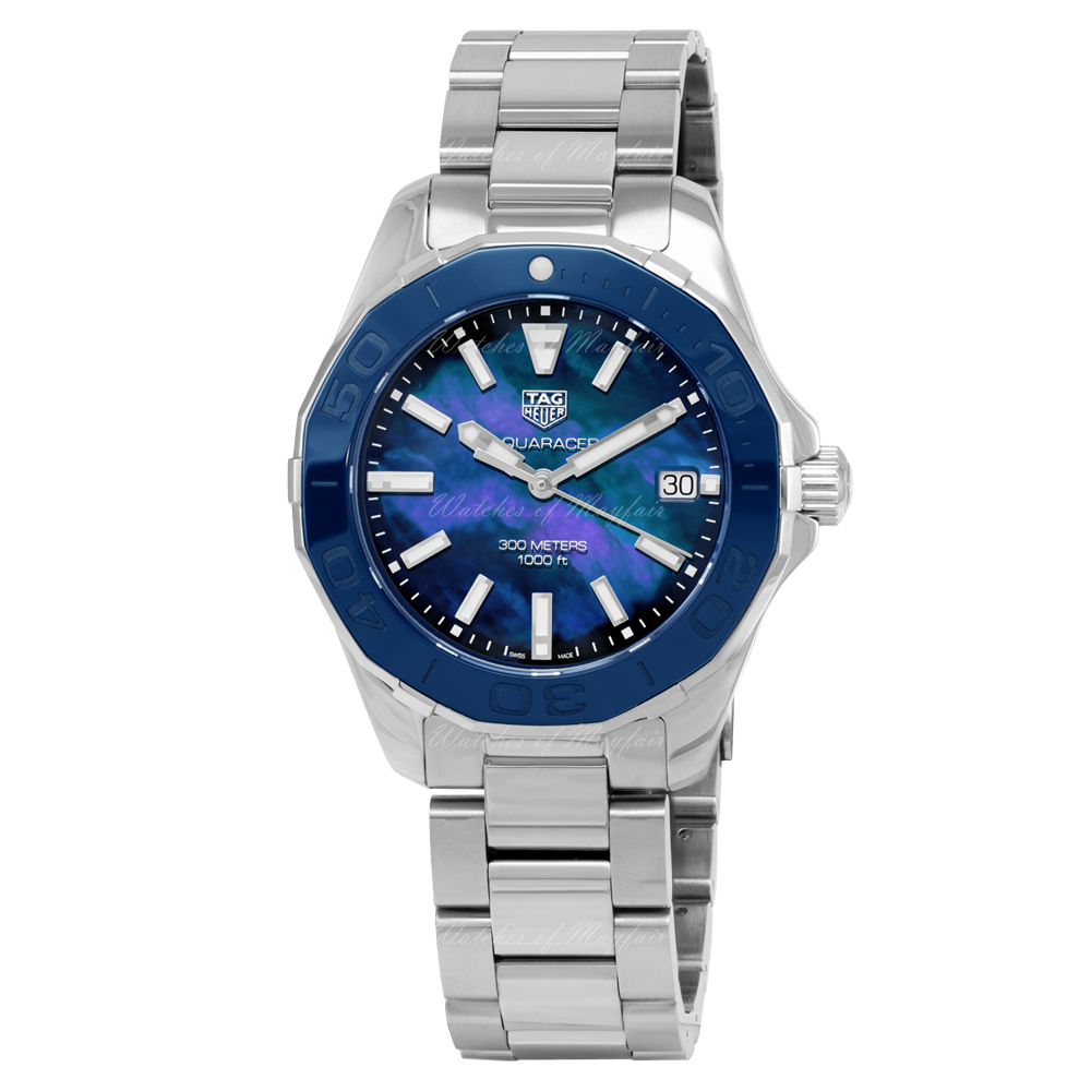 Shop Authentic Tag Heuer Aquaracer Blue Dial Watch for Women - WAY131S.BA0748 - Luxxuri