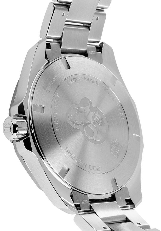 Tag Heuer Aquaracer Blue Dial Silver Steel Strap Watch for Men - WAY101C.BA0746