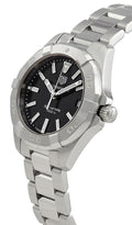 Shop Authentic Tag Heuer Aquaracer Black Dial Silver Steel Strap Watch for Women - WBD1310.BA0740 - Luxxuri