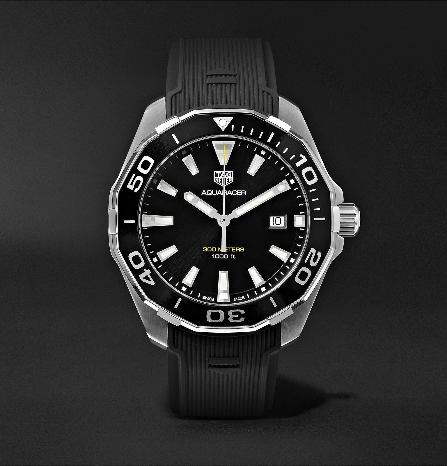 Tag Heuer Aquaracer Black Dial Watch for Men - WAY101A.FT6141