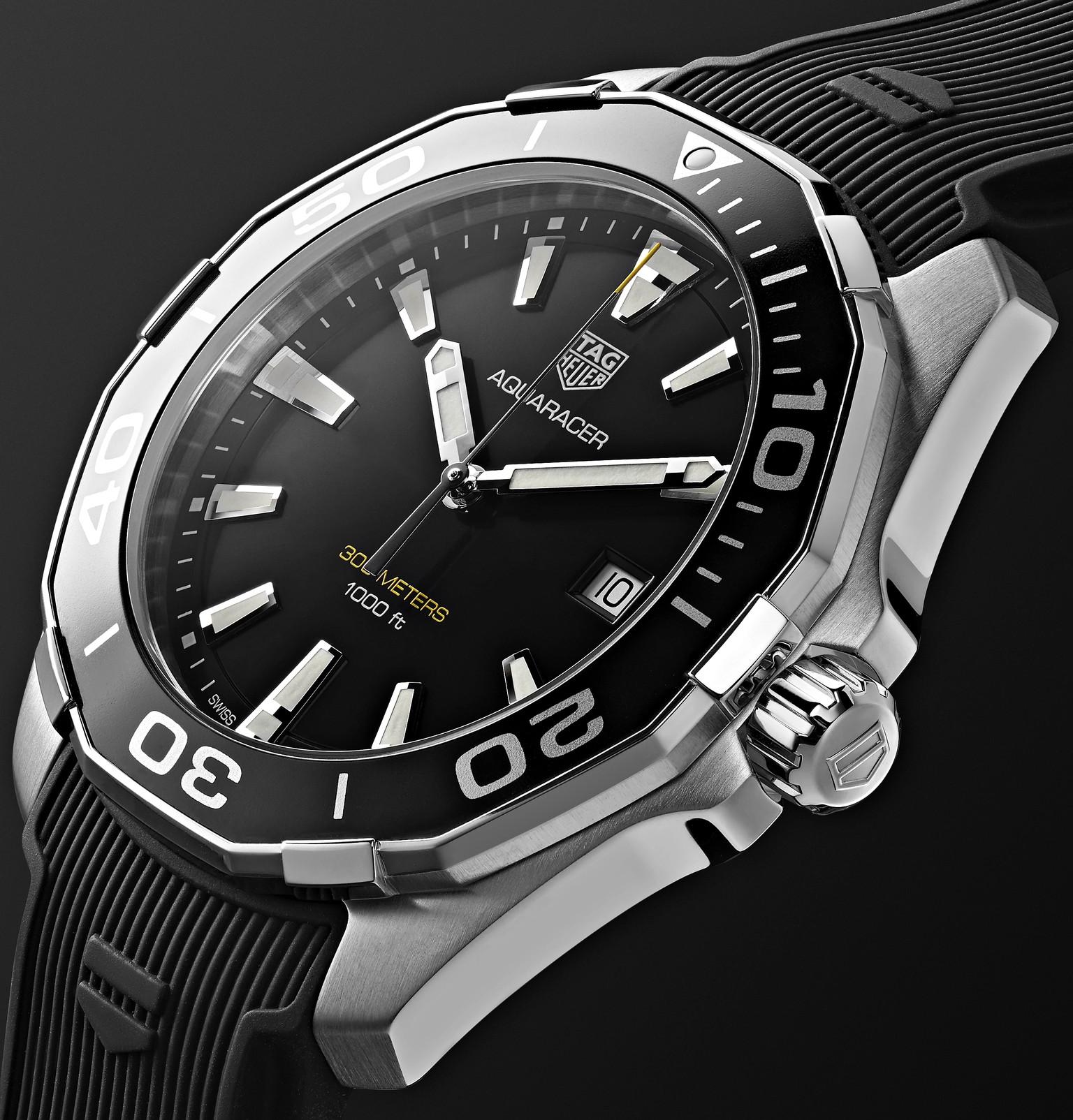 Tag Heuer Aquaracer Black Dial Watch for Men - WAY101A.FT6141