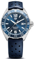 Shop Authentic Tag Heuer Formula 1 Bucherer Blue Edition Blue Dial Blue Calfskin Strap Watch for Men - WAZ2015.FT8023 - Luxxuri