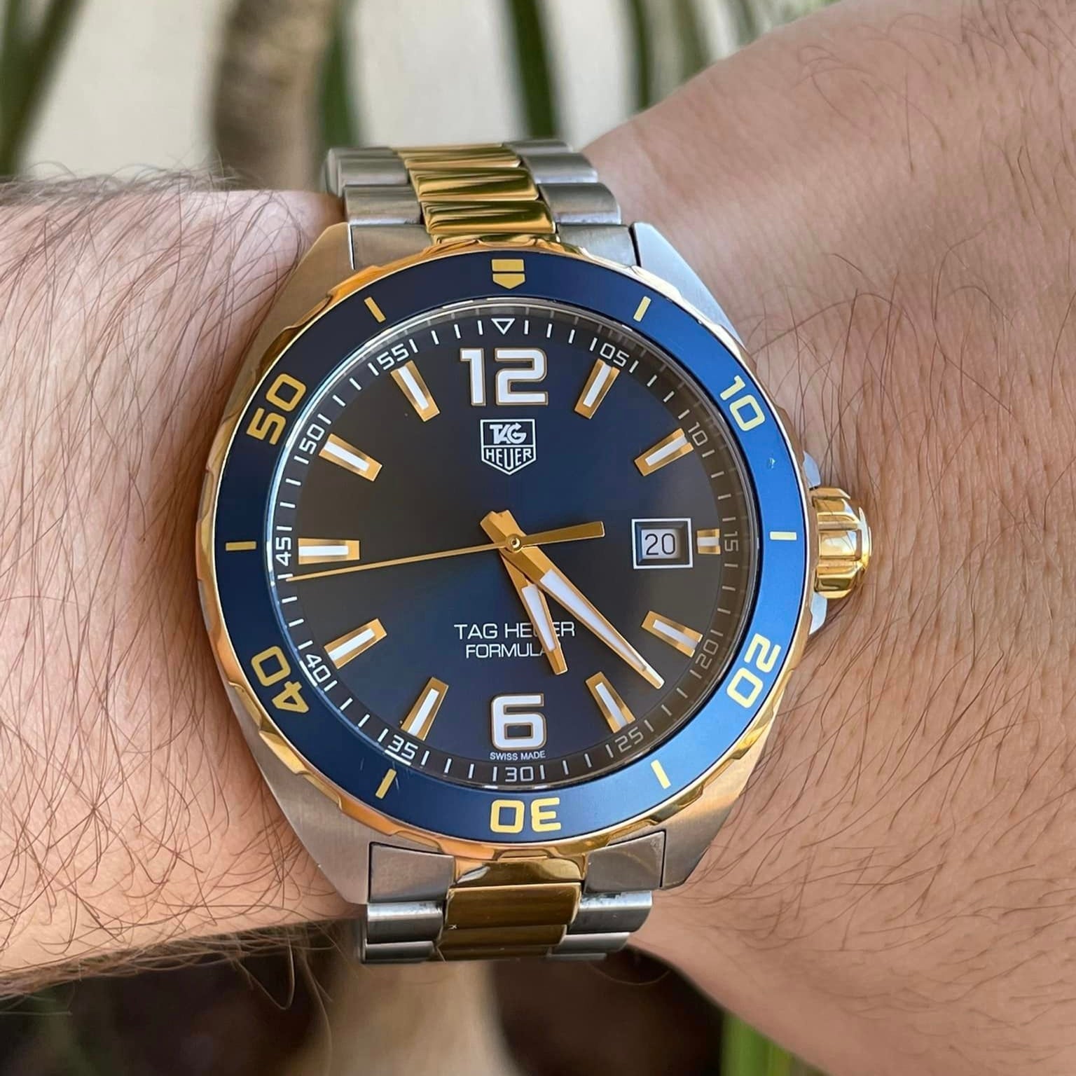 Tag Heuer Formula Blue Dial Watch for Men - WAZ1120.BB0879