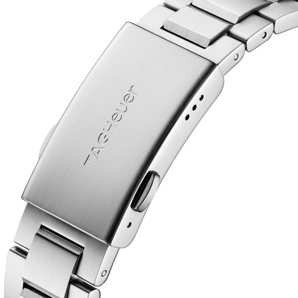 Shop Authentic Tag Heuer Aquaracer White Mother of Pearl Dial Silver Steel Strap Watch for Women - WBD1311.BA0740 - Luxxuri