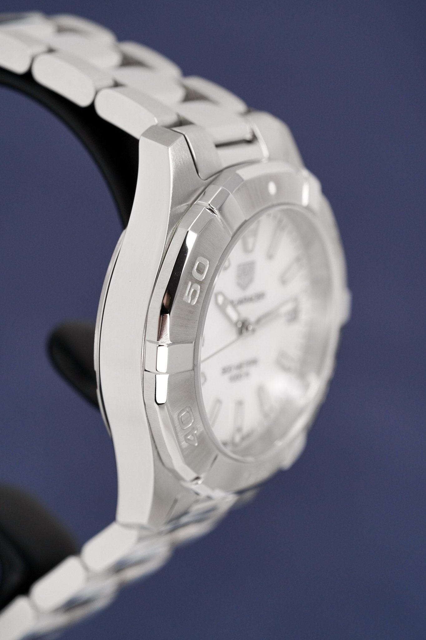 Tag Heuer Aquaracer White Mother of Pearl Dial Silver Steel Strap Watch for Women - WBD1311.BA0740