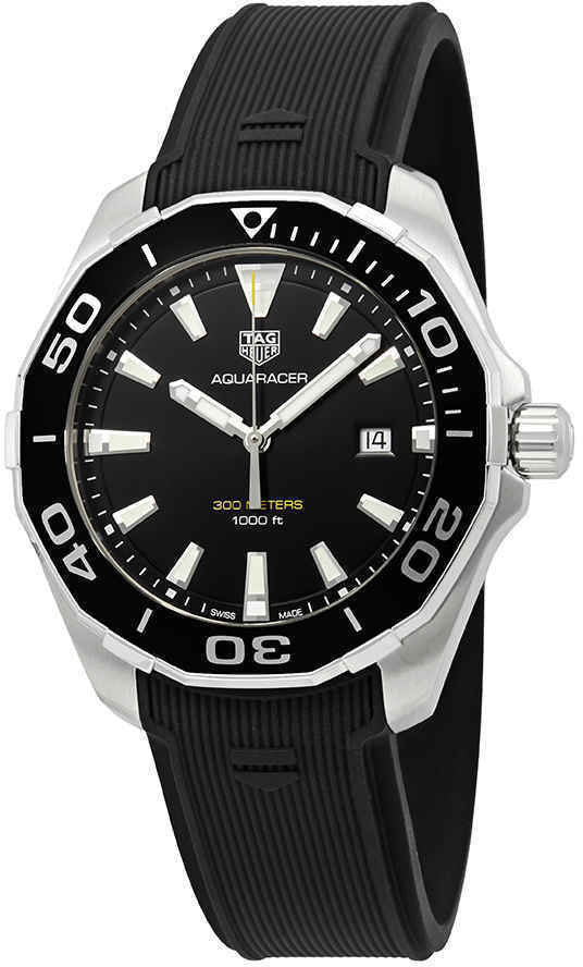 Tag Heuer Aquaracer Black Dial Watch for Men - WAY101A.FT6141