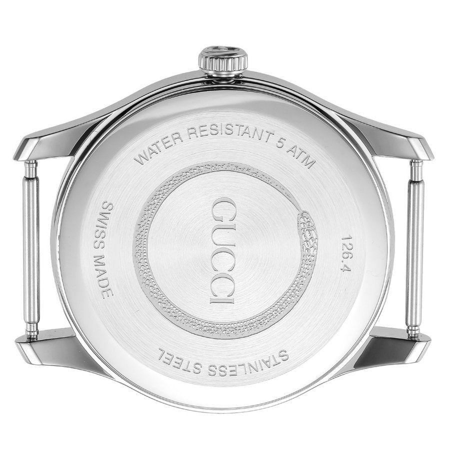 Shop Authentic Gucci G Timeless Quartz White Dial Two Tone NATO Strap Watch For Men - YA1264071 - Luxxuri