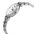 Shop Authentic Emporio Armani Gianni T Bar White Marble Dial Silver Steel Strap Watch For Women - AR11170 - Luxxuri