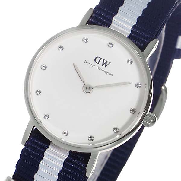 Shop Authentic Daniel Wellington Classy Glasgow White Dial Two Tone NATO Strap Watch For Women - DW00100074 - Luxxuri