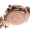 Shop Authentic Emporio Armani Gianni T Bar Black Dial Rose Gold Steel Strap Watch For Women - AR11206 - Luxxuri