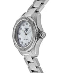 Shop Authentic Tag Heuer Aquaracer Professional 200 Quartz Diamond Mother of Pearl Dial Silver Steel Strap Watch for Women - WBP1417.BA0622 - Luxxuri