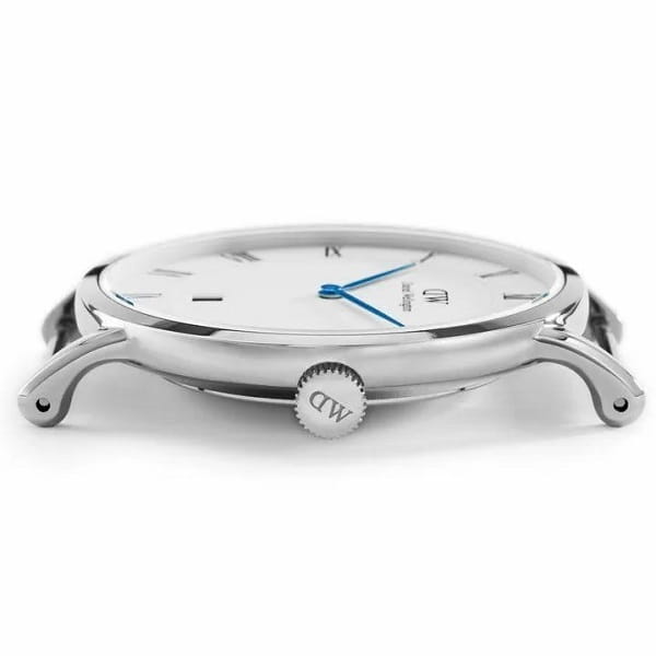 Shop Authentic Daniel Wellington Dapper Cornwall White Dial Blue Nylon Strap Watch For Men - DW00100262 - Luxxuri