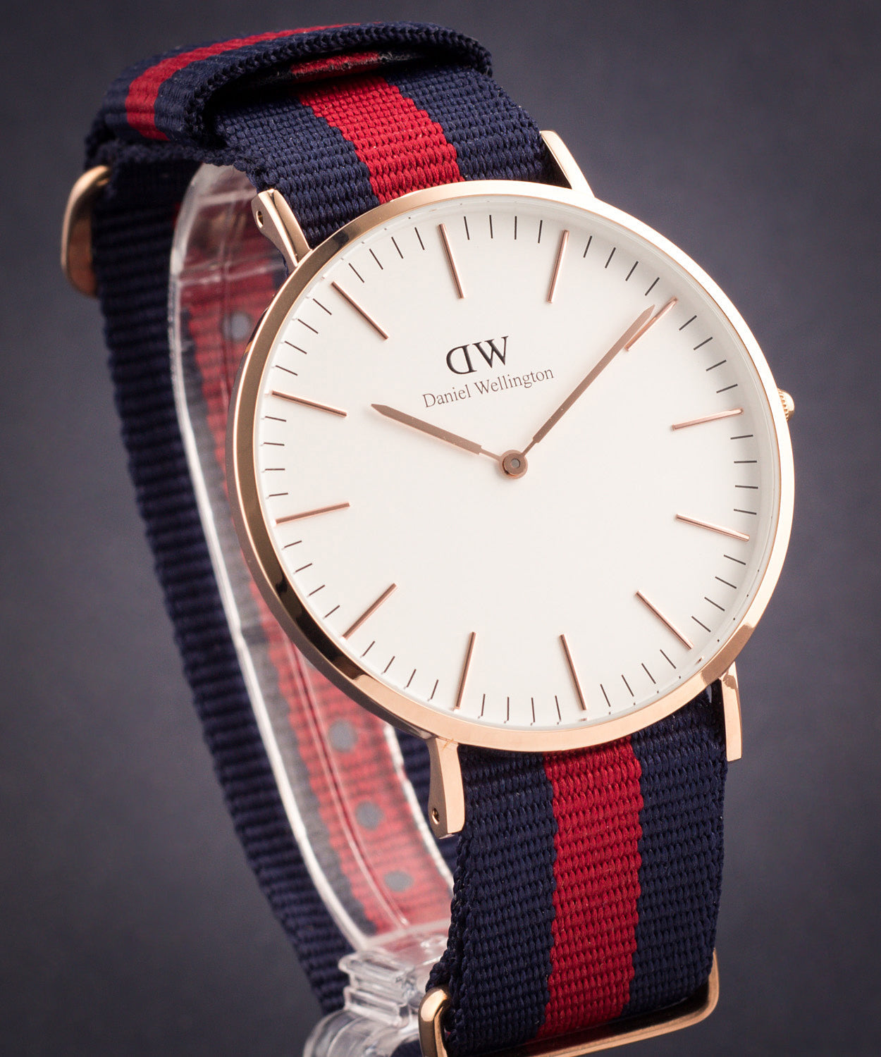 Shop Authentic Daniel Wellington Classic Oxford White Dial Two Tone NATO Strap Watch For Men - DW00100001 - Luxxuri