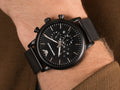 Shop Authentic Emporio Armani Sport Chronograph Black Dial Black Mesh Bracelet Watch For Men - AR1968 - Luxxuri