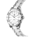 Shop Authentic Tag Heuer Aquaracer Quartz White Dial Two Tone Steel Strap Watch Women - WAY131B.BA0914 - Luxxuri