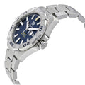 Shop Authentic Tag Heuer Aquaracer Calibre 5 Automatic Blue Dial Silver Steel Strap Watch for Men - WAY2012.BA0927 - Luxxuri