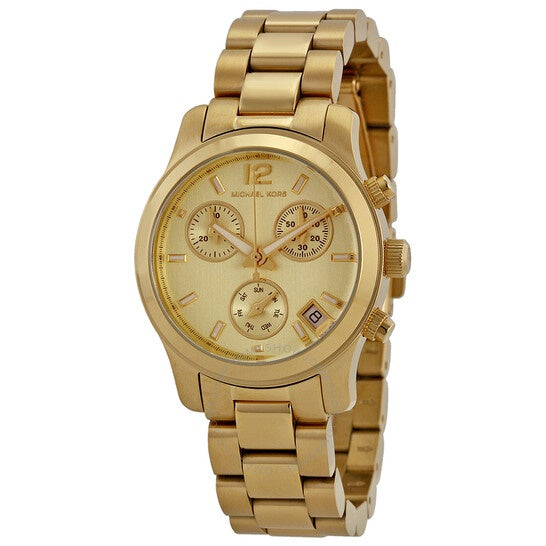  Shop Authentic Michael Kors Cooper Gold Dial Gold Steel Strap Watch for Women - MK6274 - Luxxuri