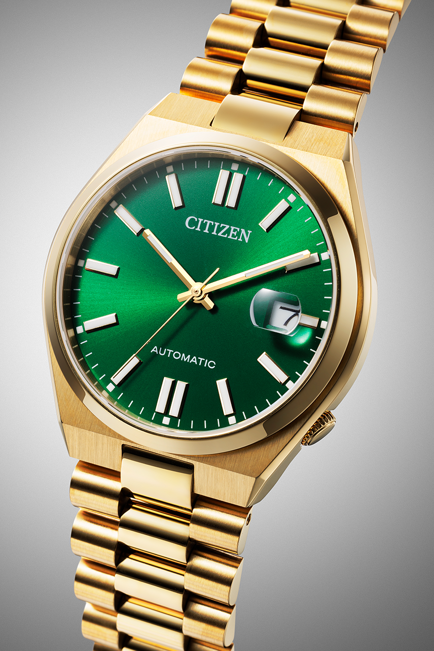  Shop Authentic Citizen Tsuyosa Automatic Green Dial Gold Steel Strap Watch For Men - NJ0152-51X - Luxxuri