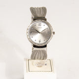  Shop Authentic Guess Chiffon Silver Dial Silver Mesh Bracelet Watch For Women - W1083L1 - Luxxuri