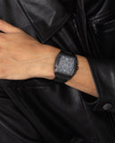  Shop Authentic Versace Dominus Chronograph Quartz Black Dial Black Steel Strap Watch For Men - VE6H00623 - Luxxuri