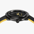  Shop Authentic Versace V-Flare Quartz Black Dial Black Leather Strap Watch for Women - VEBN00518 - Luxxuri