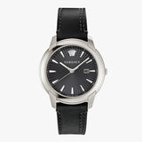  Shop Authentic Versace V Urban Black Dial Black Leather Strap Watch for Men - VELQ00119 - Luxxuri