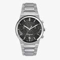  Shop Authentic Salvatore Ferragamo Sapphire Chrono Black Dial Silver Steel Strap Watch for Men - SFME00321 - Luxxuri
