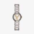  Shop Authentic Versace Virtus Quartz White Dial Silver Steel Strap Watch For Women - VET300621 - Luxxuri