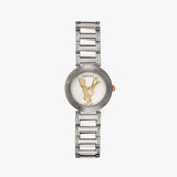  Shop Authentic Versace Virtus Quartz White Dial Silver Steel Strap Watch For Women - VET300621 - Luxxuri
