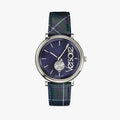  Shop Authentic Versace V-Circle The Clans Edition Blue Dial Blue & Green Leather Strap Watch for Women  - VEBQ00118 - Luxxuri