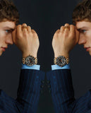  Shop Authentic Versace Greca Sport Quartz Black Dial Gold Steel Strap Watch for Men - VEZ300721 - Luxxuri