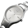  Shop Authentic Calvin Klein Simplicity Silver Dial Silver Steel Strap Watch for Women - K4323120 - Luxxuri