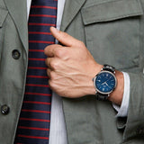  Shop Authentic IWC Portofino '150 Years Edition' Automatic Blue Dial Black Leather Strap Watch for Men - IW356518 - Luxxuri