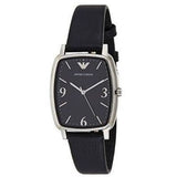  Shop Authentic Emporio Armani Epsilon Quartz Black Dial Black Leather Strap Watch For Men - AR2490 - Luxxuri