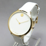  Shop Authentic Movado Museum 70th Anniversary Special Edition White Dial White Leather Strap Watch For Women - 0607139 - Luxxuri