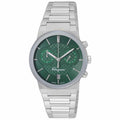  Shop Authentic Salvatore Ferragamo Sapphire Chrono Green Dial Silver Steel Strap Watch for Men - SFME00421 - Luxxuri