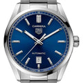  Shop Authentic Tag Heuer Carrera Date Blue Dial Silver Steel Strap Watch for Men - WBN2112.BA0639 - Luxxuri