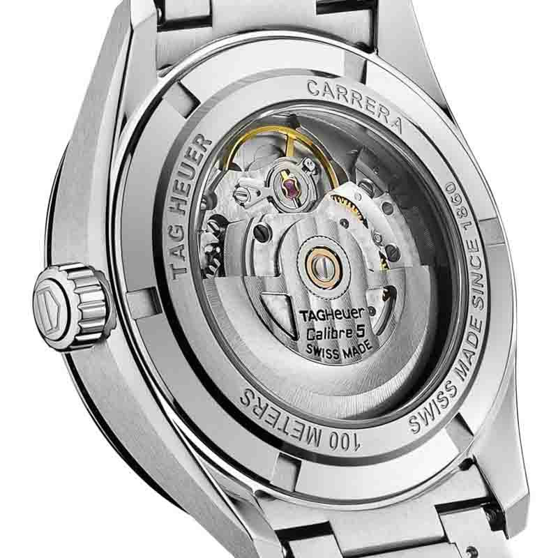  Shop Authentic Tag Heuer Carrera Date Blue Dial Silver Steel Strap Watch for Men - WBN2112.BA0639 - Luxxuri