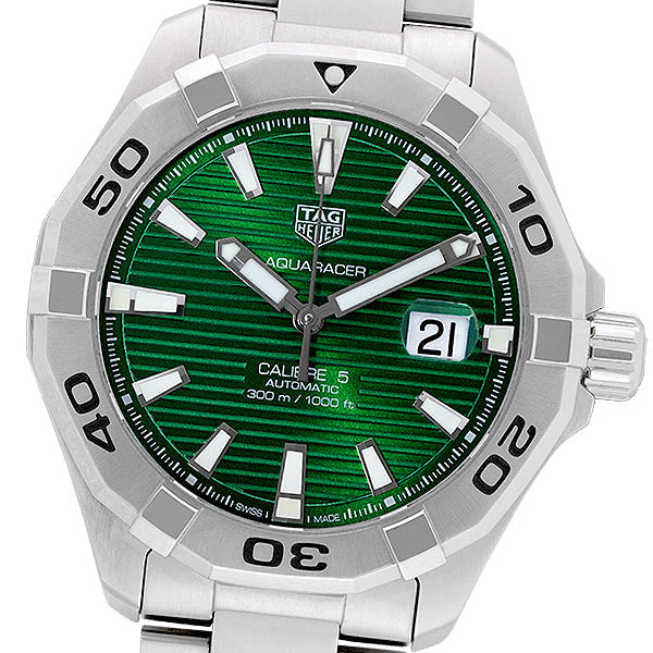 Tag Heuer Aquaracer Green Dial Watch for Men - WAY2015.BA0927
