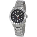  Shop Authentic Versace Hellenyium GMT Black Dial Silver Steel Strap Watch for Men - V11020015 - Luxxuri