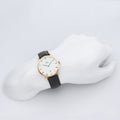  Shop Authentic Daniel Wellington Classic Sheffield White Dial Black Leather Strap Watch For Men - DW00100084 - Luxxuri