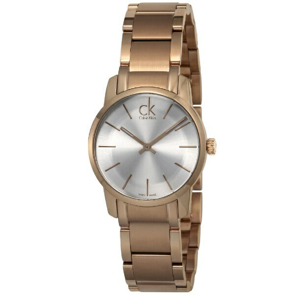 Shop Authentic Calvin Klein City White Mother of Pearl Dial Rose Gold Steel Strap Watch for Women - K2G23646 - Luxxuri