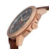  Shop Authentic Michael Kors Ryker Analog Gray Dial Brown Leather Strap Watch For Men - MK8519 - Luxxuri