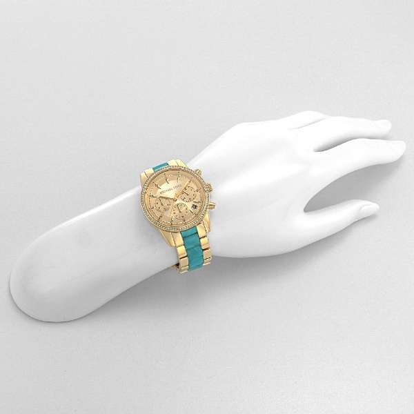  Shop Authentic Michael Kors Ritz Gold Dial Two Tone Steel Strap Watch for Women - MK6328 - Luxxuri