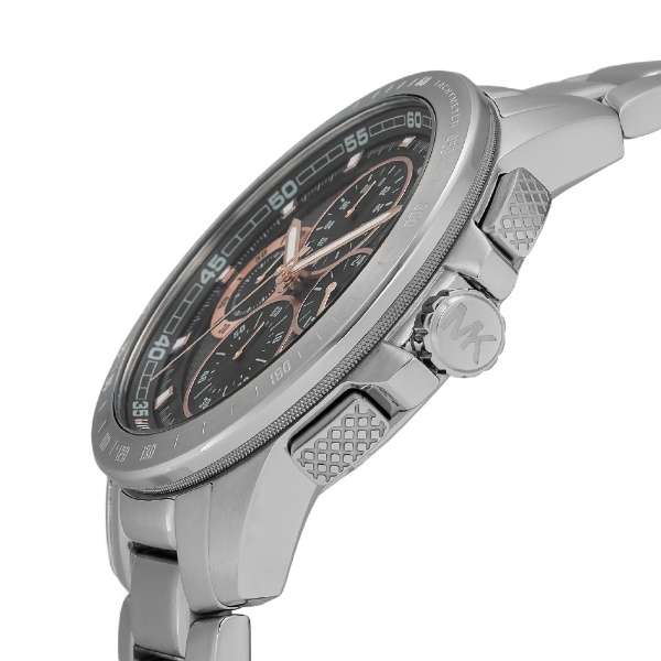  Shop Authentic Michael Kors Ryker Chronograph Black Dial Silver Steel Strap Watch For Men - MK8528 - Luxxuri