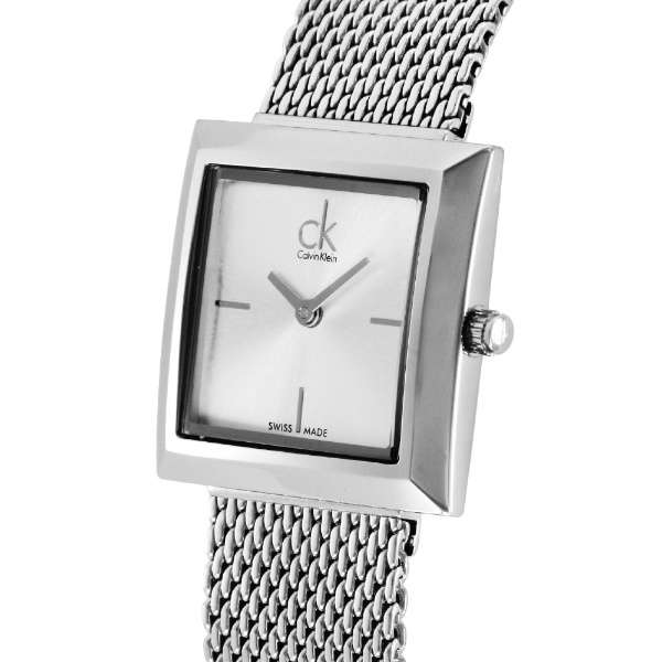  Shop Authentic Calvin Klein Mark Silver Dial Silver Mesh Bracelet Watch for Women - K3R23126 - Luxxuri